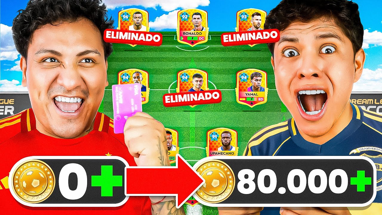 ME REGALA 80.000 monedas LUEGO DE ELIMINAR mis JUGADORES 😱 DLS2025