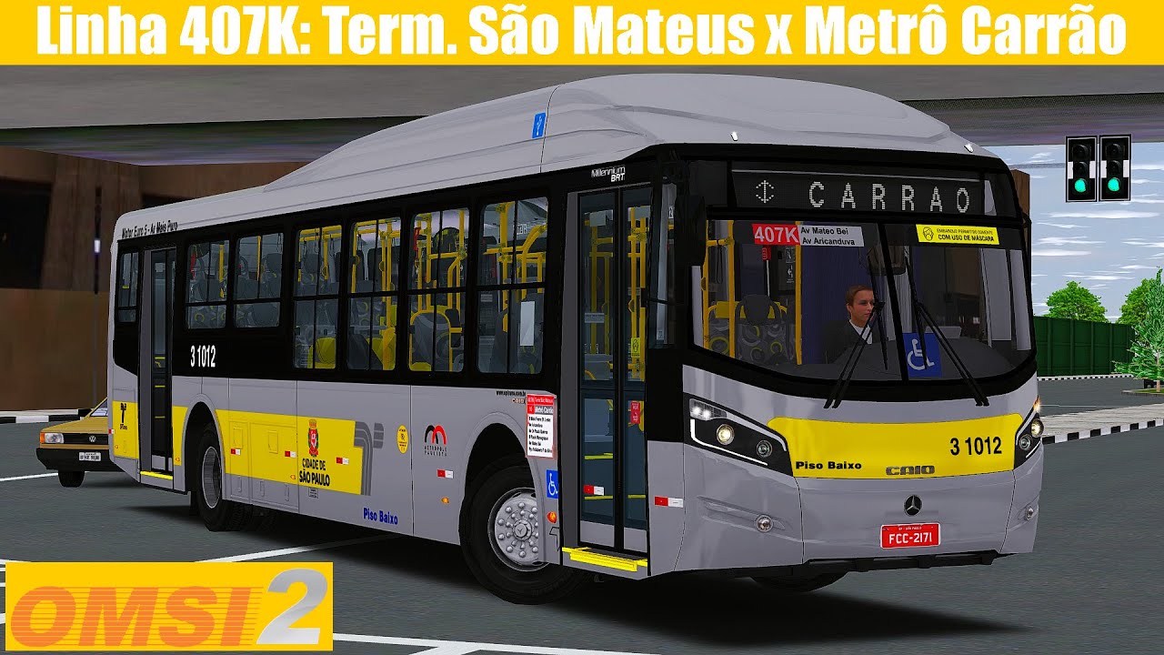 OMSI 2 | Caio Millennium BRT - MB: O-500U | Linha 407K