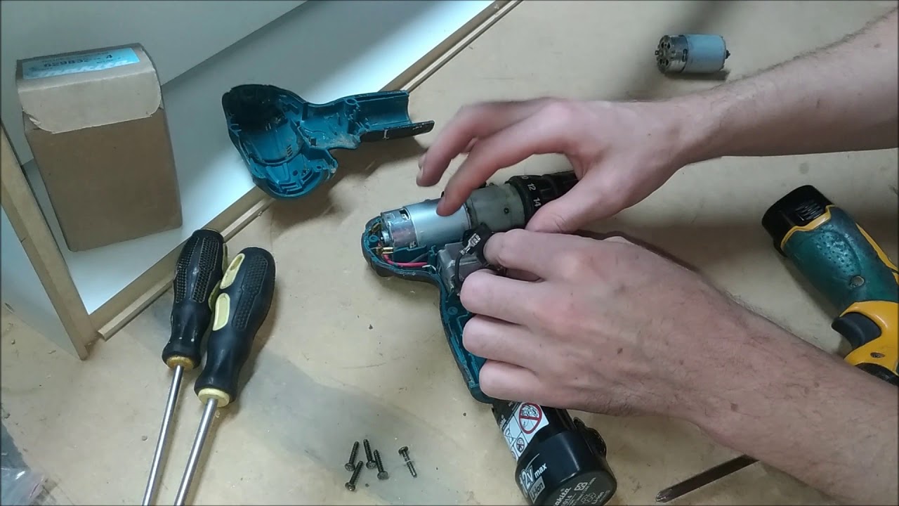 Trocando Motor Parafusadeira MAKITA DF330D