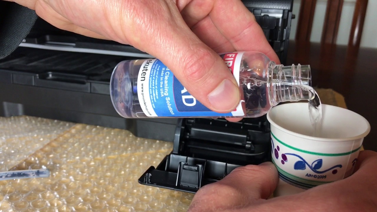 Inkjet Printer Cleaning - The ekuten cleaning kit really works!