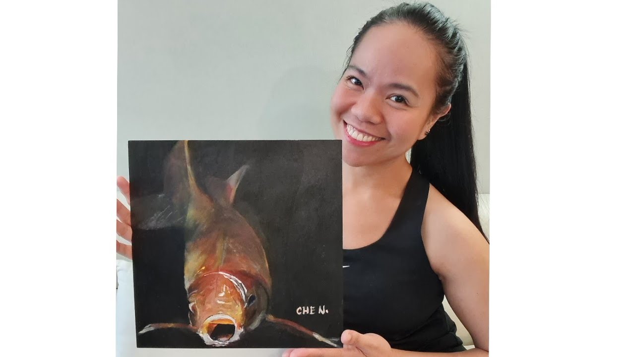 How to Paint a Realistic Fish Using Acrylics/ Tutorial by Cheryl Navarro