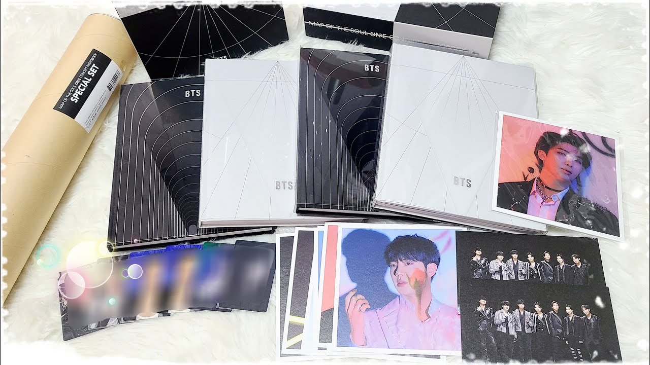 방탄소년단 맵솔온 컨셉 포토북 스페셜 세트 언박싱 BTS MAP OF THE SOUL ON:E CONCEPT PHOTOBOOK SPECIAL SET unboxing