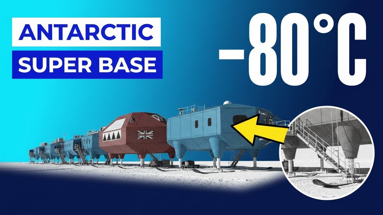 How Humanity Built Mega Stations on Moving Antarctic Ice