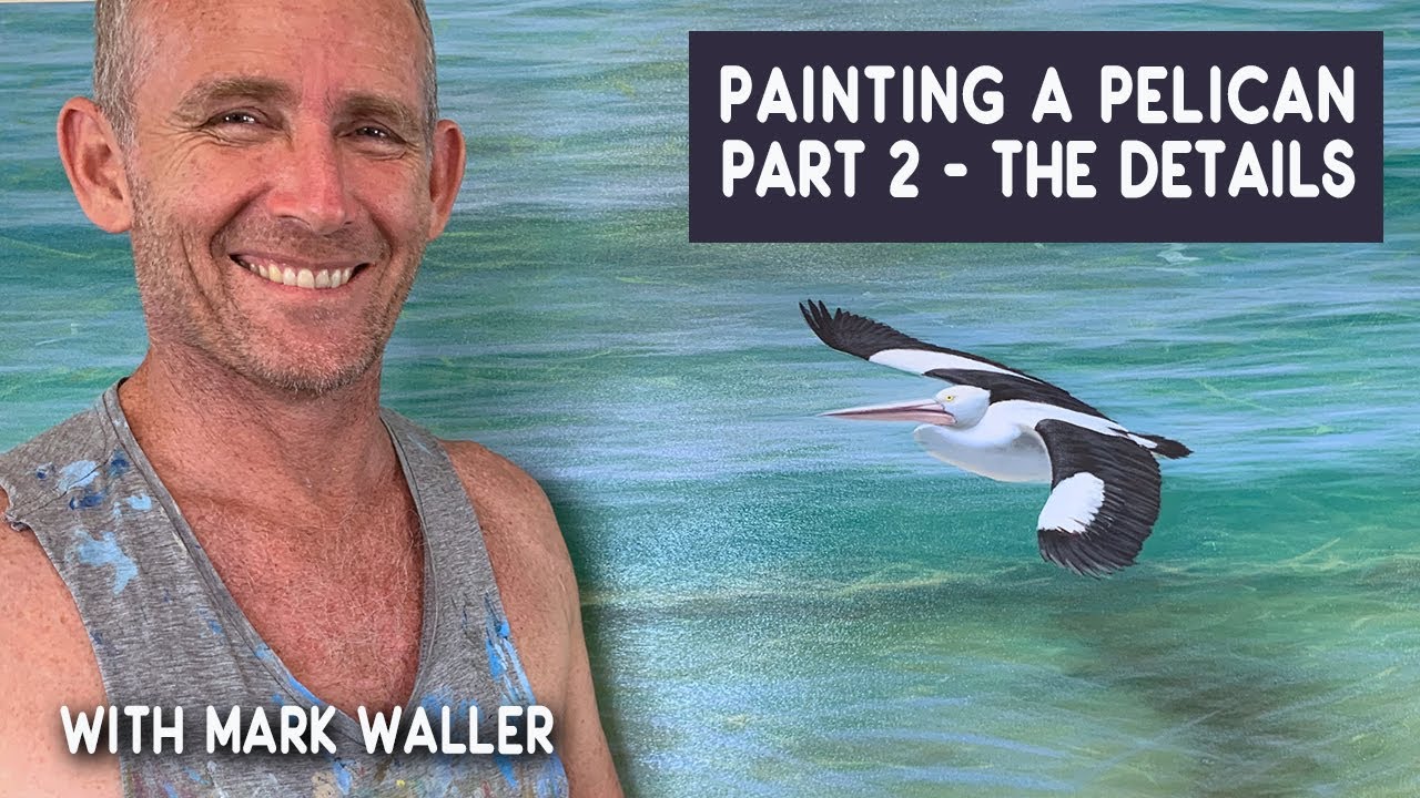 Paint This Majestic Pelican! Part 2 | in studio with Mark Waller