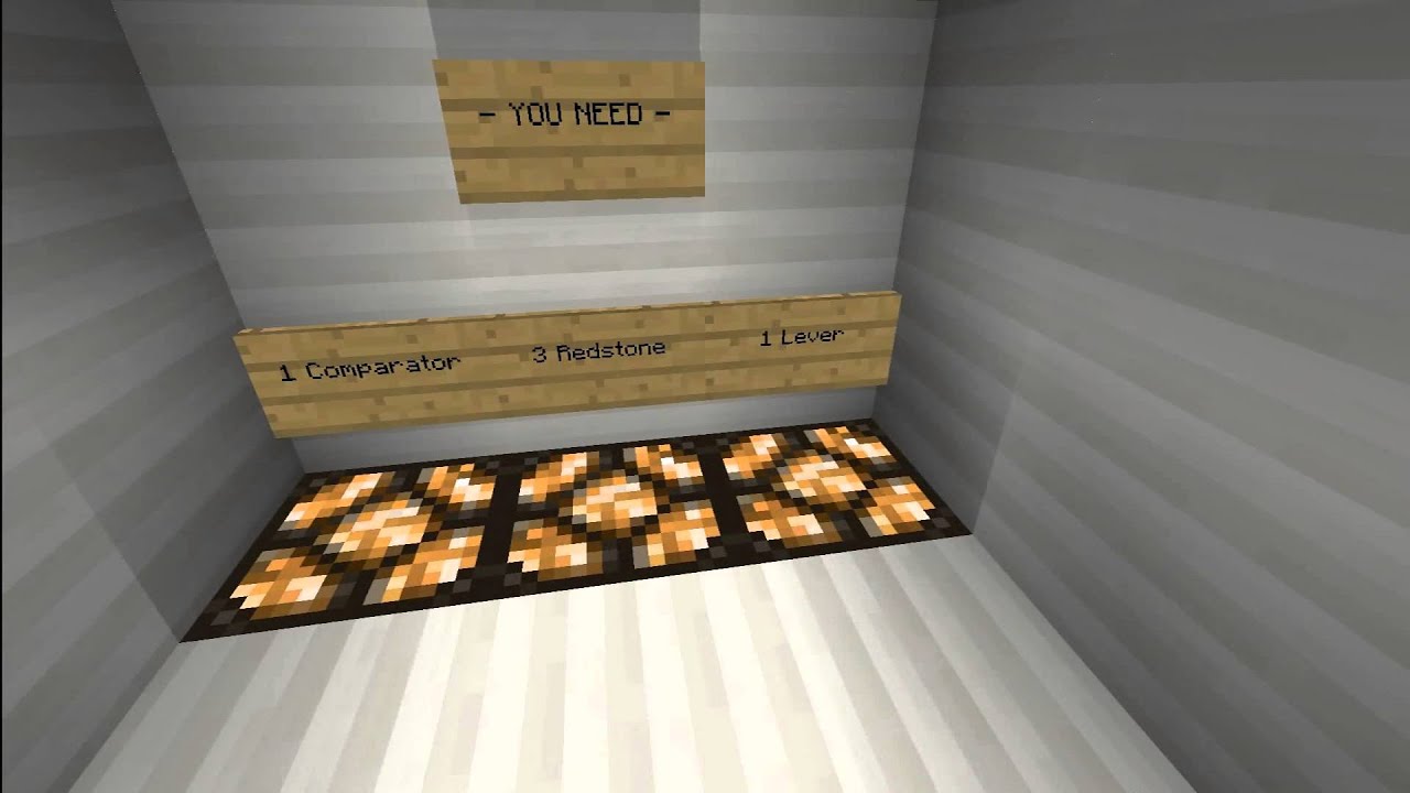 Redstone Comparator Clock - Redstone #001 [HD]