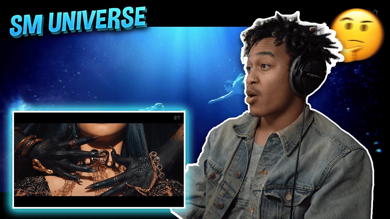 aespa 에스파 'ep1. Black Mamba' - SM Culture Universe + 'Next Level' MV Teaser - REACTION