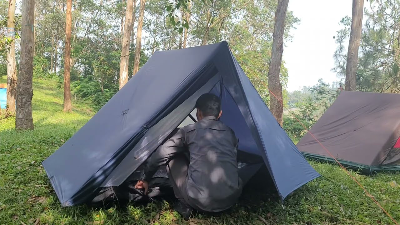 tarp tent vertic 2p cara setup