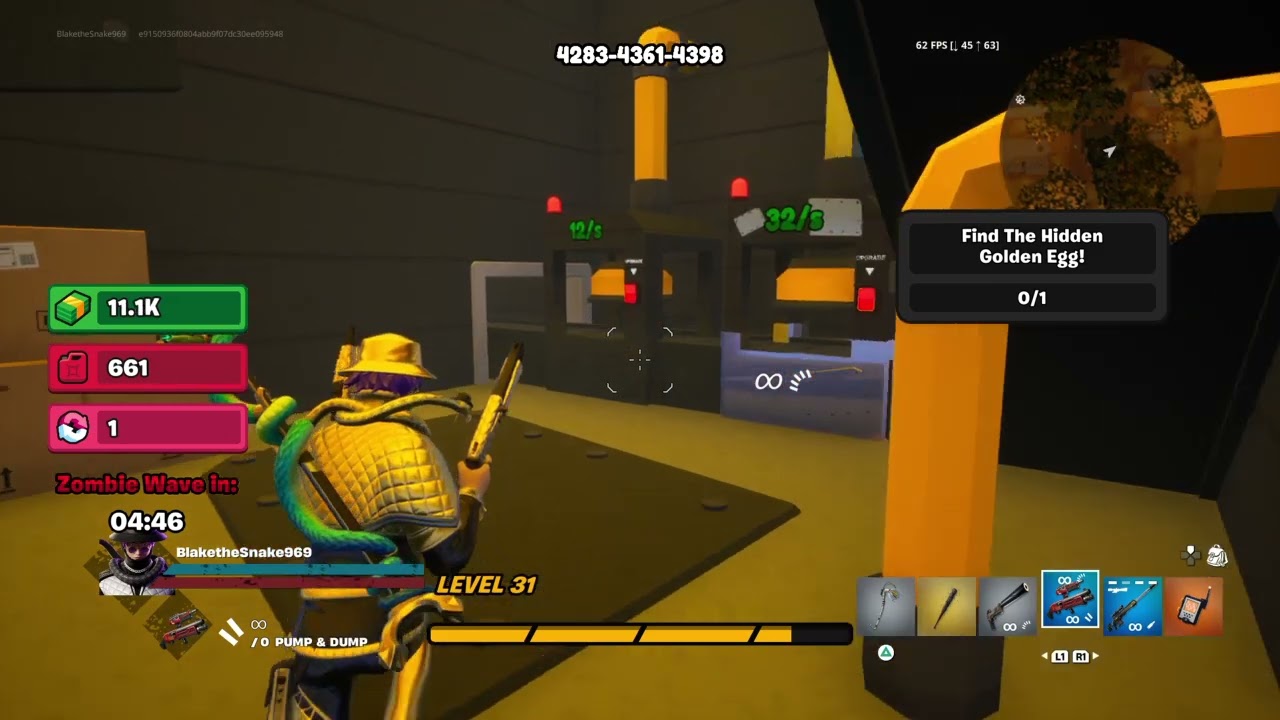I found the golden egg in zombie tycoon