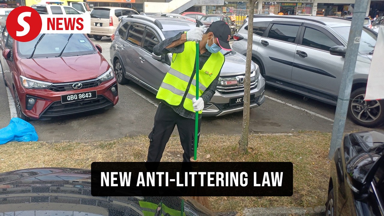 Five begin community service under new anti-littering law