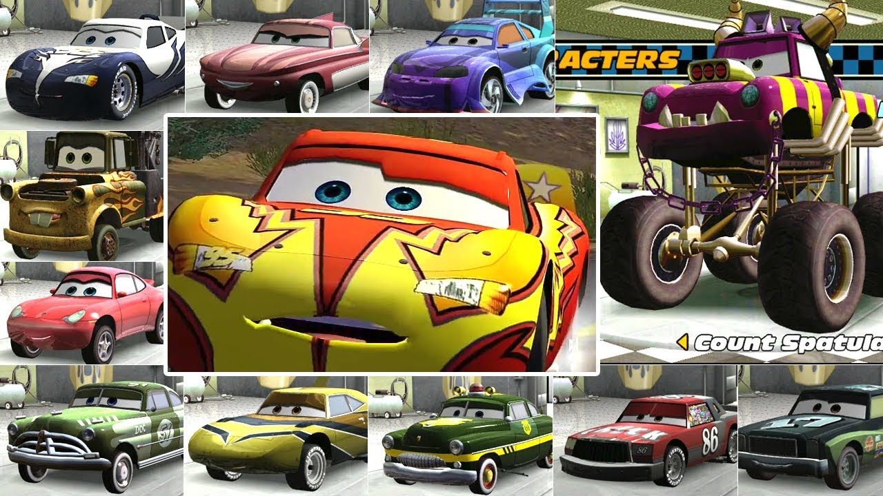 Disney Cars All Characters & All Paint Jobs