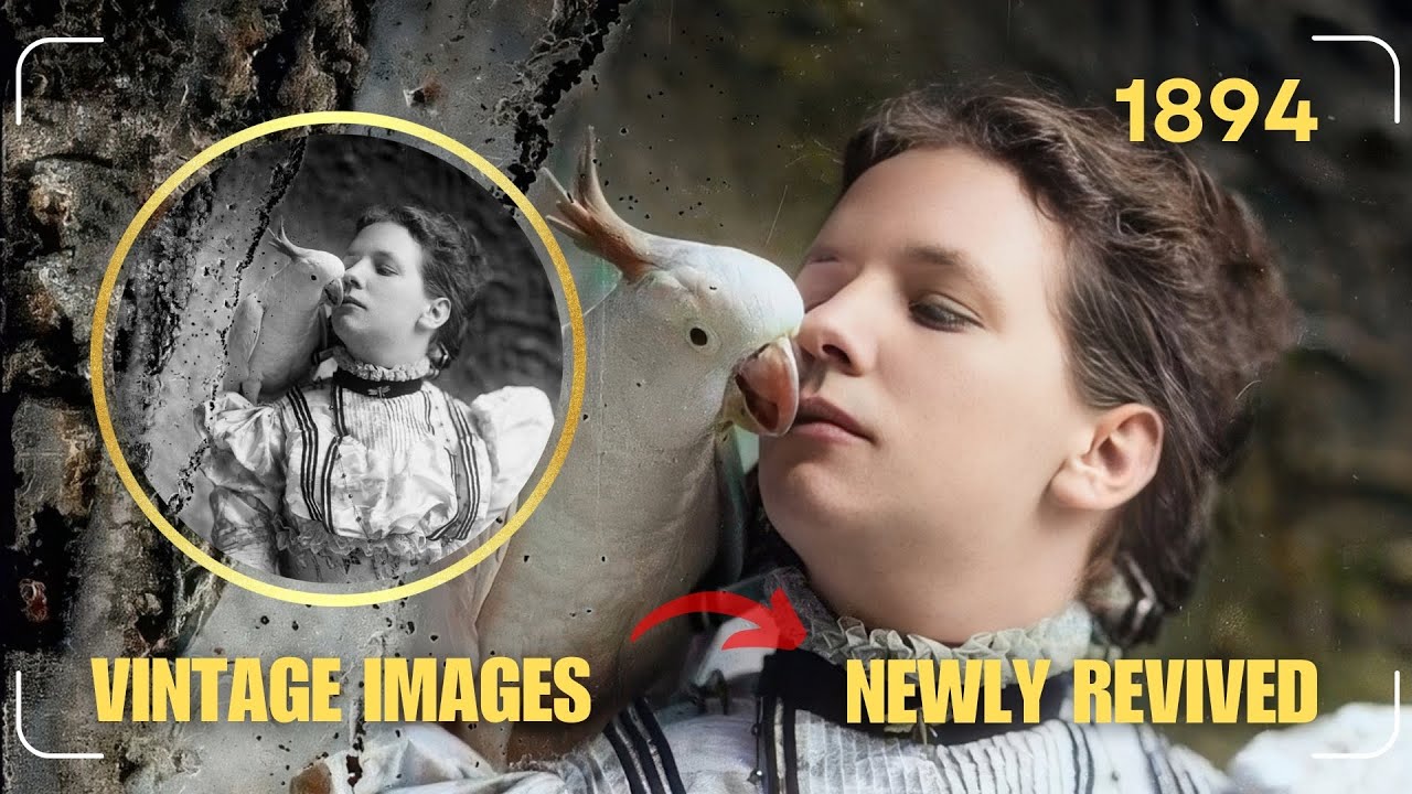 Women of the Victorian Era: Vintage Portraits Slideshow / HD Colorized Photographs