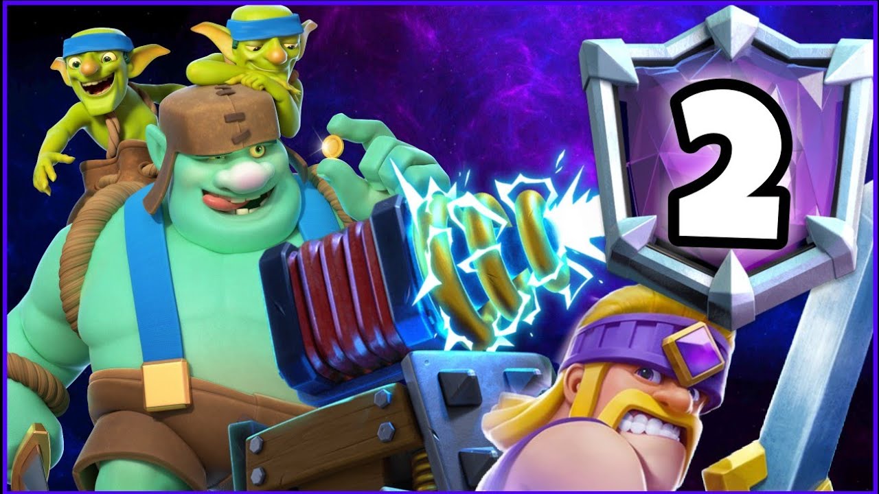 Top 2 with New Goblin Giant Sparky Rage Deck..!