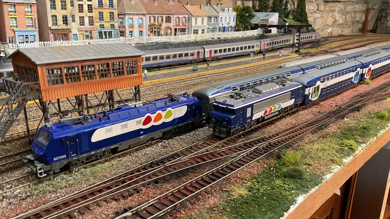 Circulation banlieue et Fret sur le réseau [vb2n transilien,RIB transilien, vo2n, vectron…]