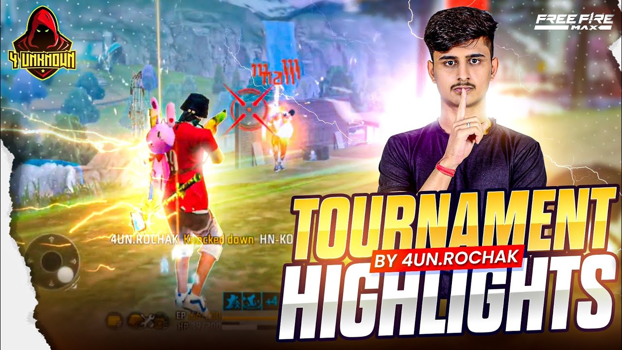 BEST TOURNAMENT HIGHLIGHTS || MOST UNDERRATED RUSHER 🐐|| FREE FIRE MAX|| ROCHAK FF #58