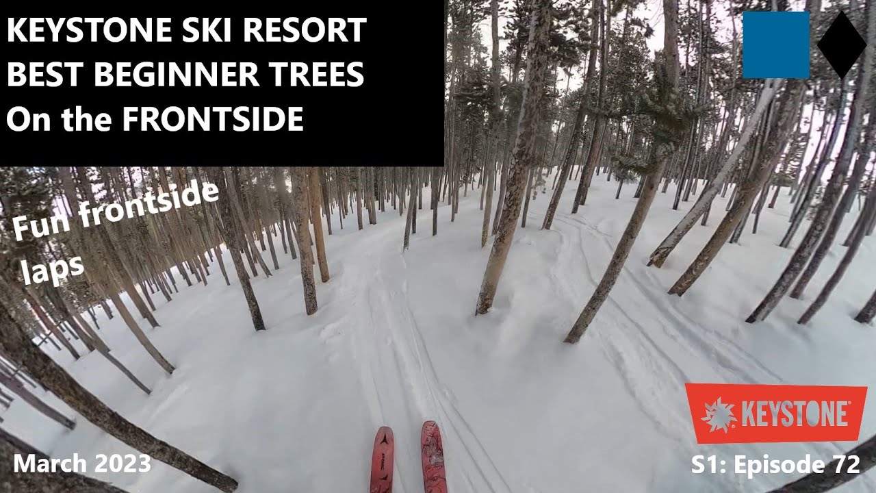 Best Beginner Tree Skiing Keystone Frontside | Colorado Skiing | S1: Episode 72