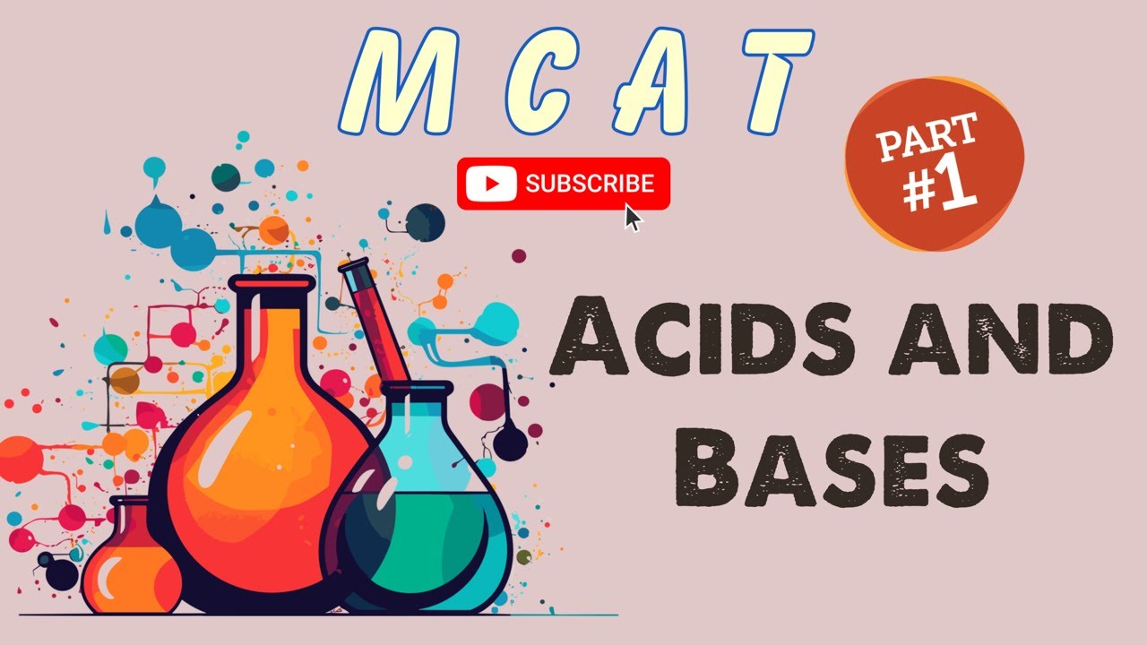 MCAT General Chemistry: Chapter 10 - Acids and Bases (1/3)