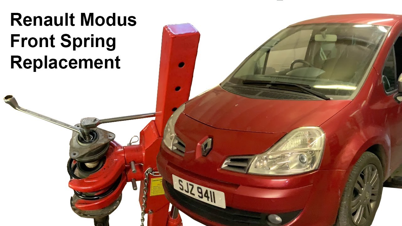 Renault Modus front spring replacement