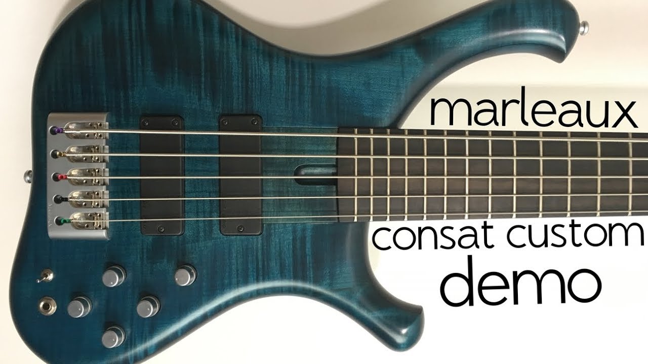 Is it legal to marry a bass guitar...? -- Marleaux Consat Custom demo