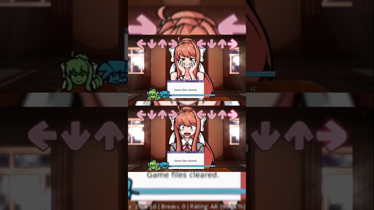 Friday Night Funkin_ VS Monika   Doki Doki Takeover Plus (Doki Doki Literature Club_DDLC) #fnf #gf