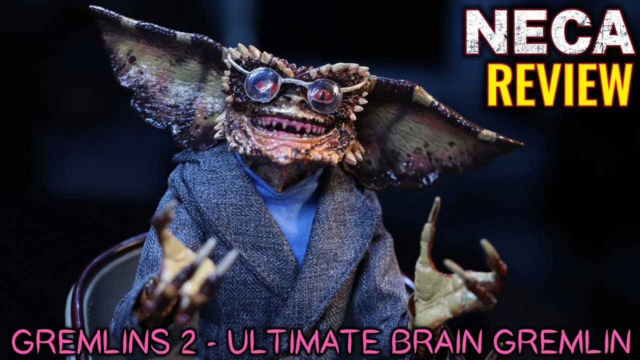 NECA GREMLINS 2 ULTIMATE BRAIN 🧠 GREMLIN ACTION FIGURE REVIEW 