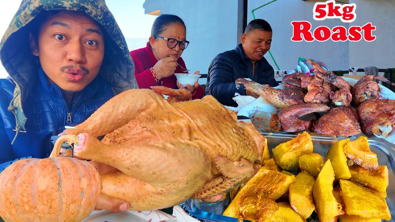 5kg Local Chicken, kodo chowmein, Roated Pumpkin sweet | Yum