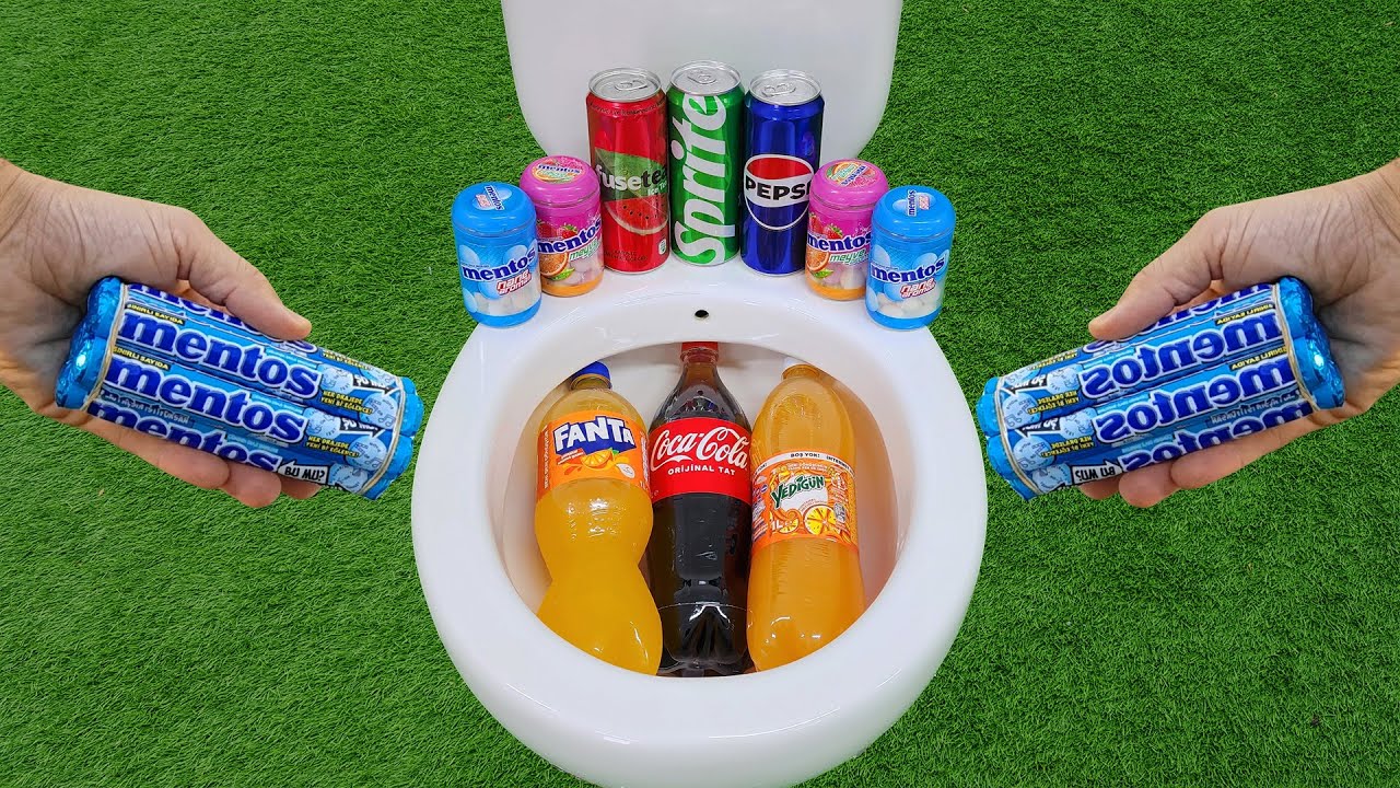 Big Yedigün, Coca Cola, Fanta против популярных газировок!!! Sprite, Pepsi, Fuse Tea и Mentos в т...
