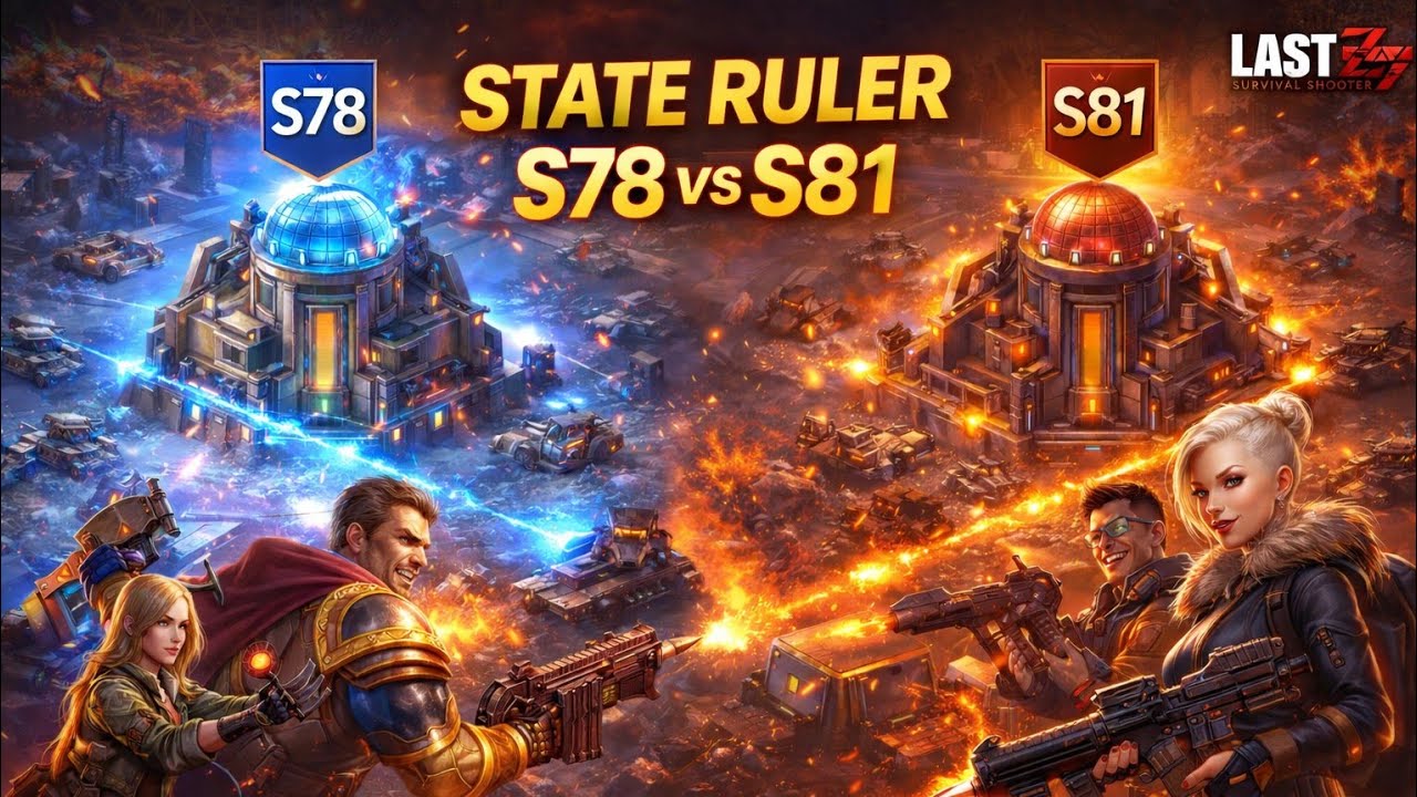 S81 was strong but still lost 😂 - S78 vs 81 State Ruler #lastzsurvivalshooter 