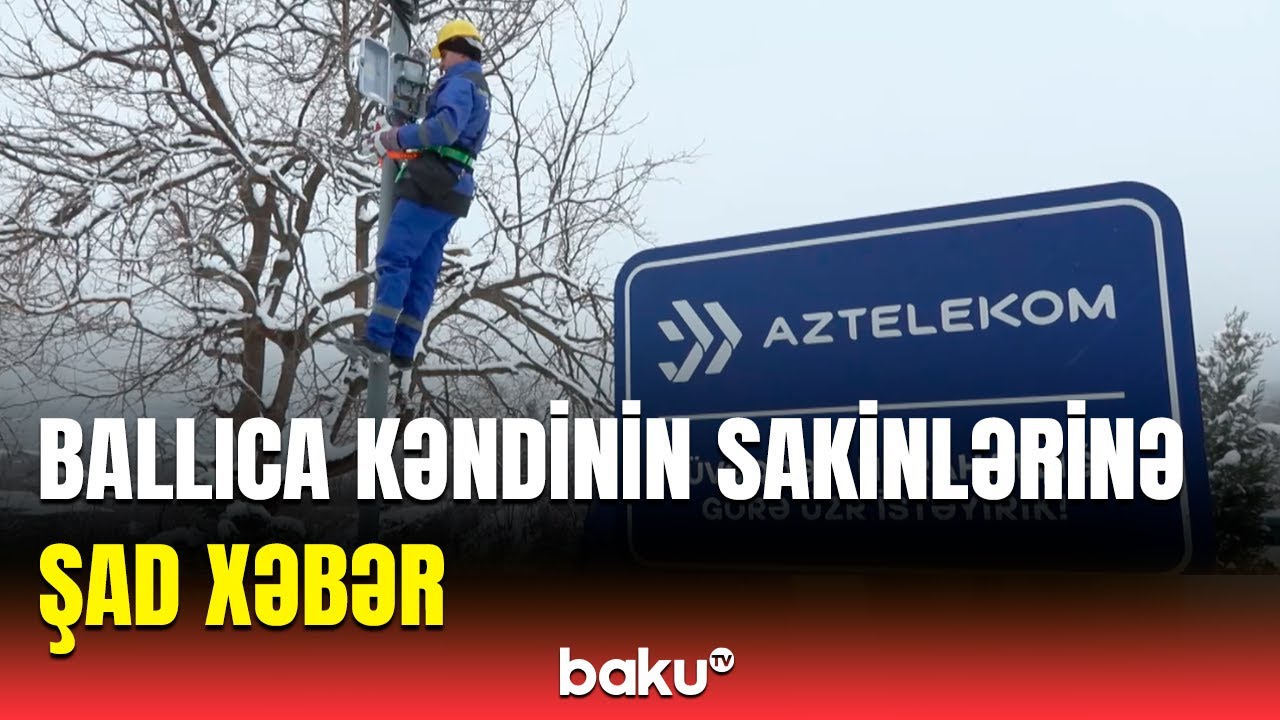 Xocalının Ballıca kəndi yüksək sürətli internetlə təmin edilib | Sakinlərin diqqətinə