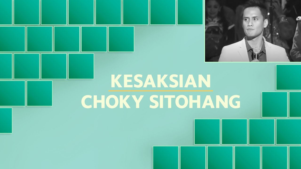Kesaksian Choky Sitohang
