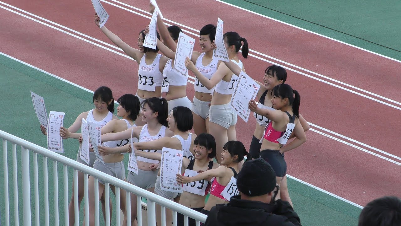 群馬リレーカーニバル大会 女子400mR 決勝 & 表彰式 20190428