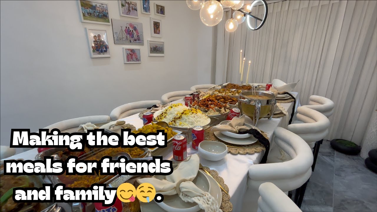 Making the best meals for friends and family😋🤤.