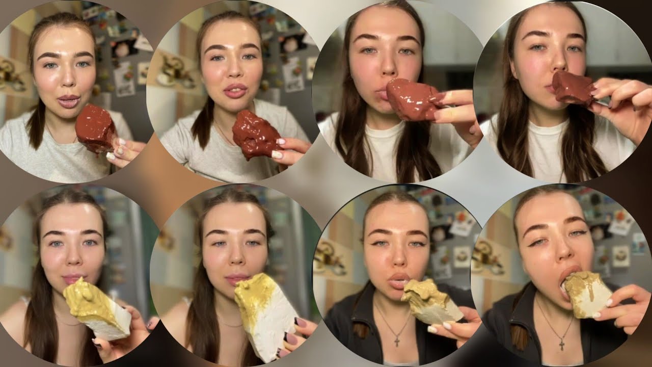 @lerkincrunch Wet Chalk with Paste Compilation | Мокрый мел с пастой | Soft Crunch #asmr #softcrunch