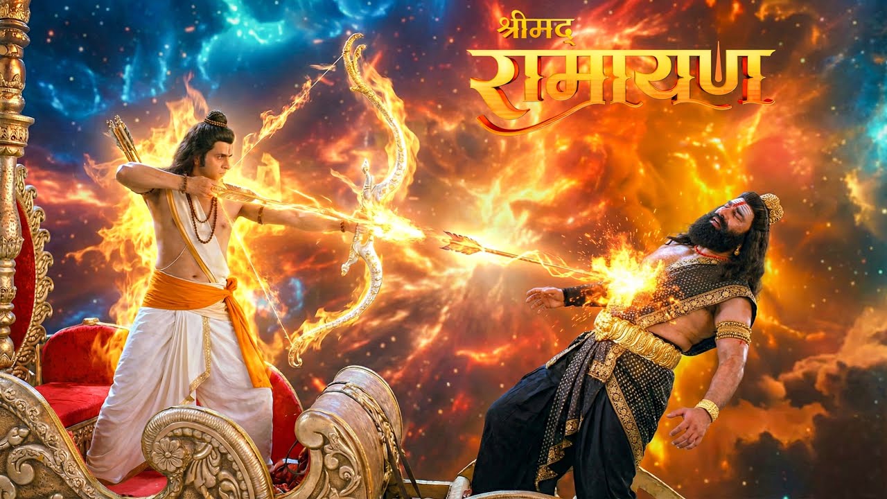 श्रीराम ने किया अग्नि अस्तर से रावण का वध || Shrimad Ramayan || New Episode