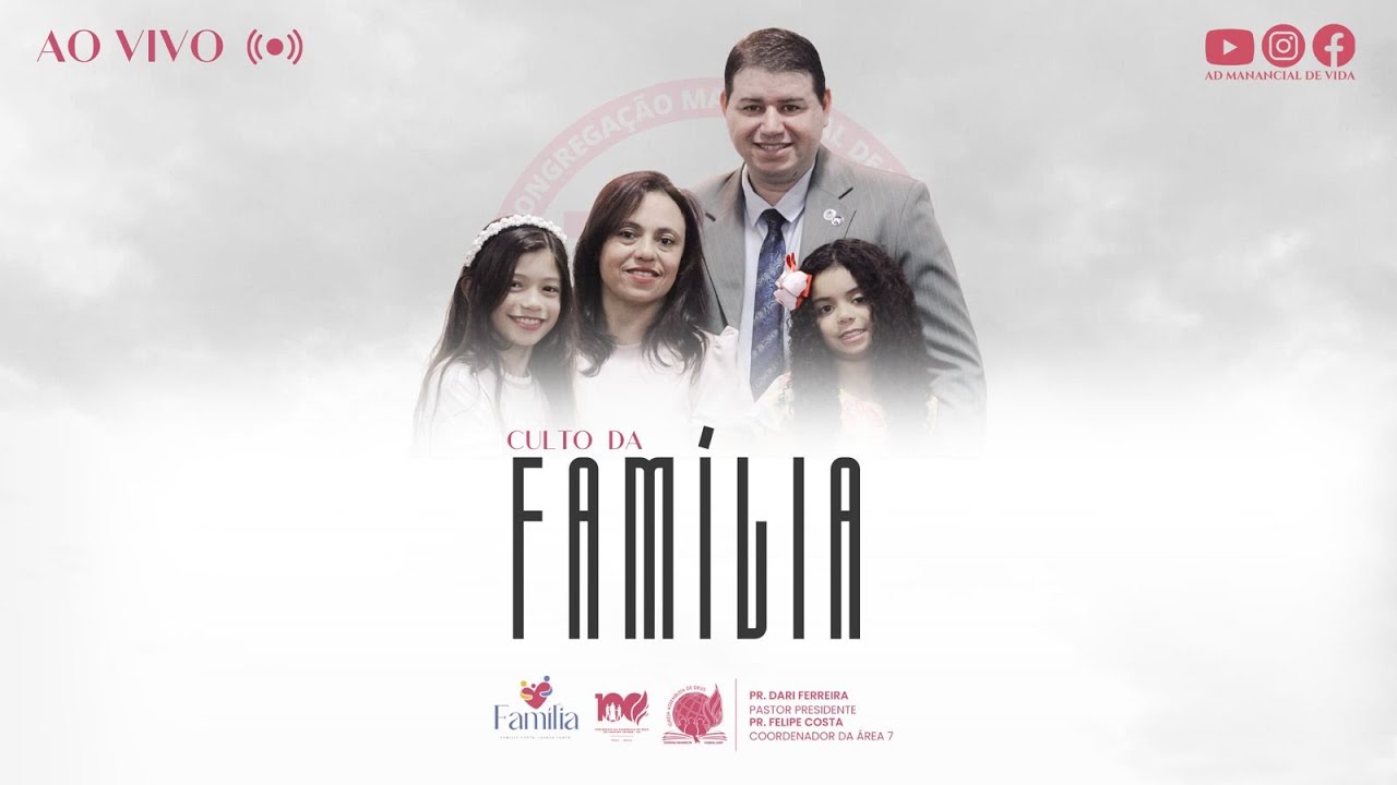 CULTO DA FAMÍLIA/CULTO DE POSSE | AO VIVO 01/02/2026