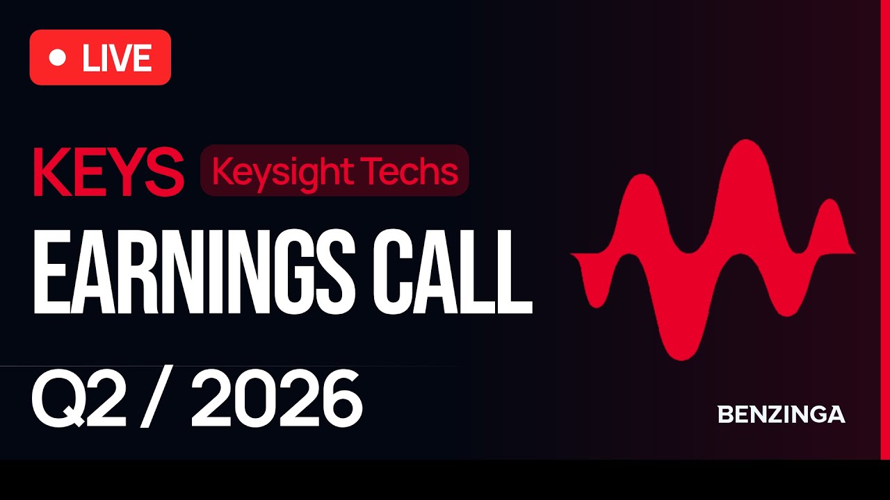 Keysight Techs Q2 FY26 Earnings Call | $KEYS | 🔴 WATCH LIVE