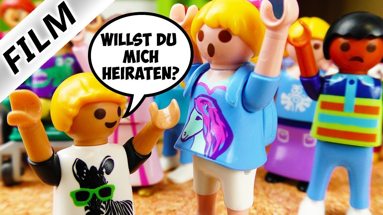 Playmobil Film Deutsch PHILLIPS HEIRATSANTRAG VOR DER GANZEN SCHULE! HANNAH SCHOCKIERT Familie Vogel