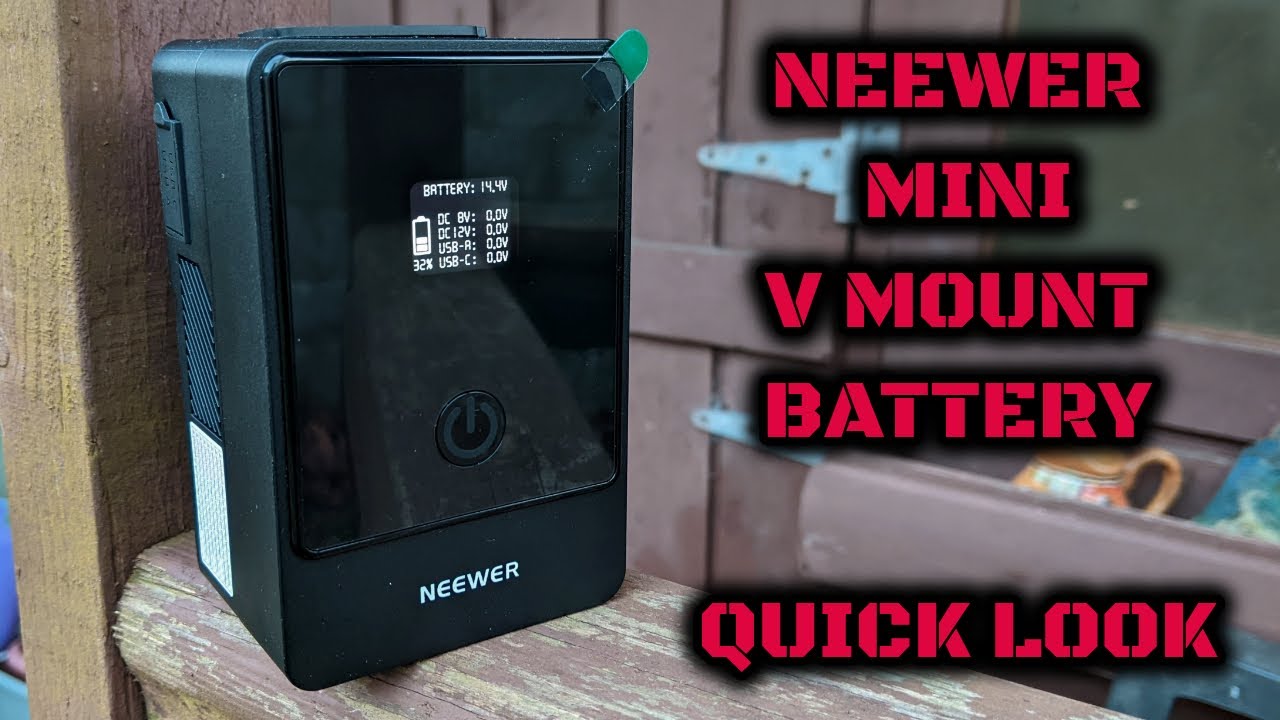 Аккумулятор Neewer Mini V Mount (PS099E): быстрый обзор