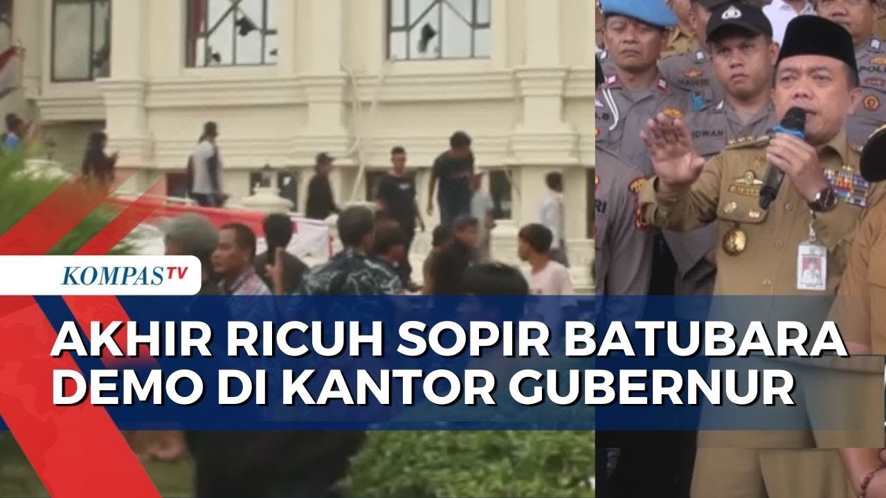 Ricuh Sopir Batu Bara Demo di Kantor Gubernur Jambi, Begini Awal Permasalahannya