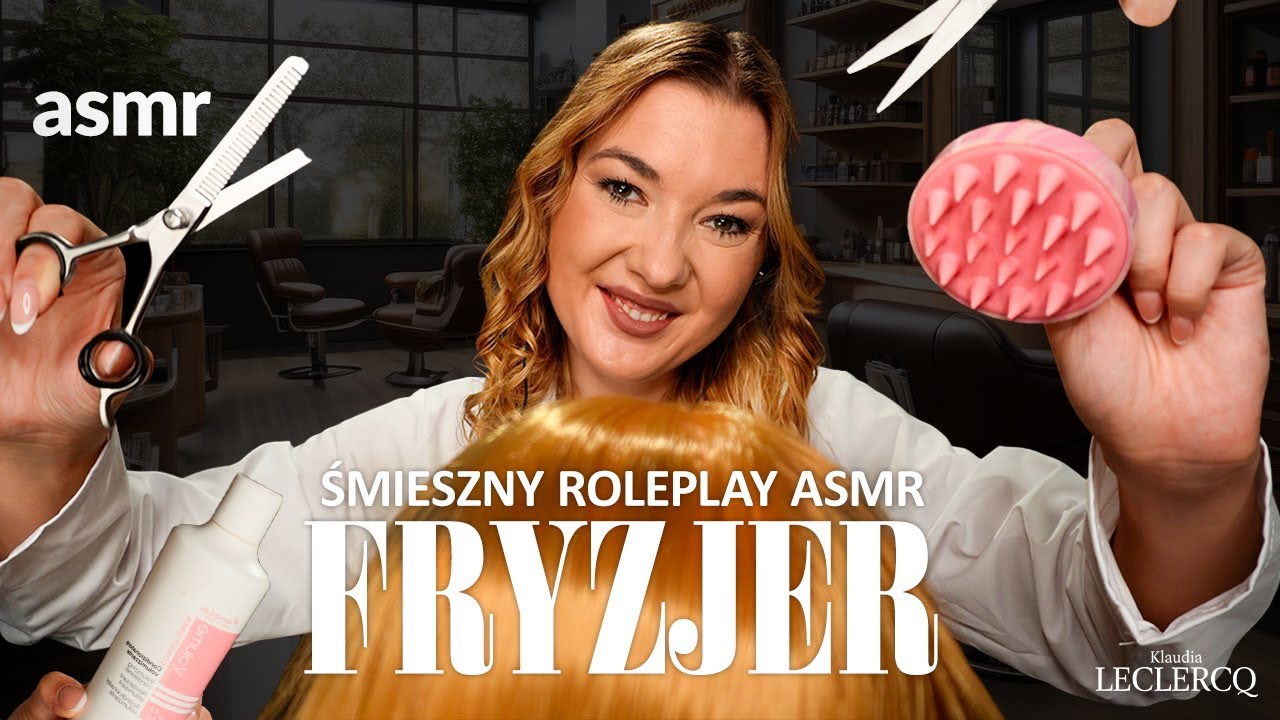 FRYZJER ŚMIESZNY ROLEPLAY na sen ASMR po polsku