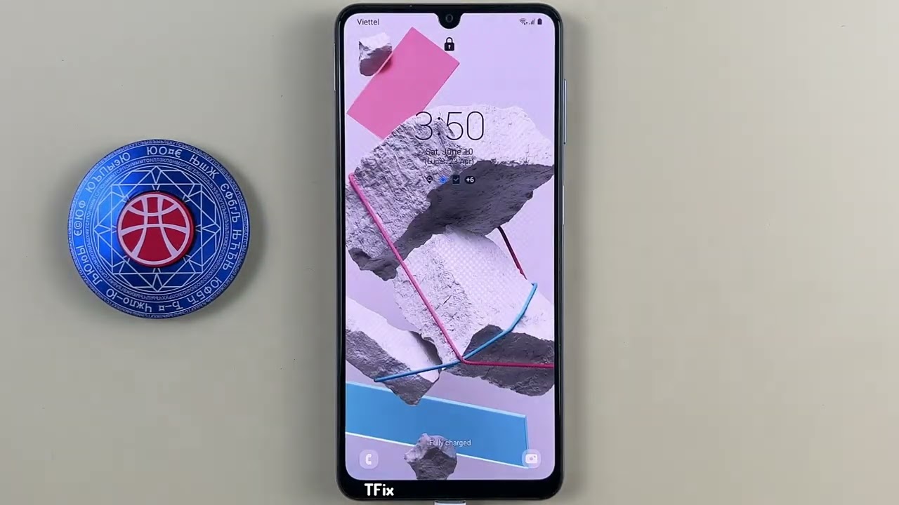 Lock screen widgets on Samsung A22 Android 12