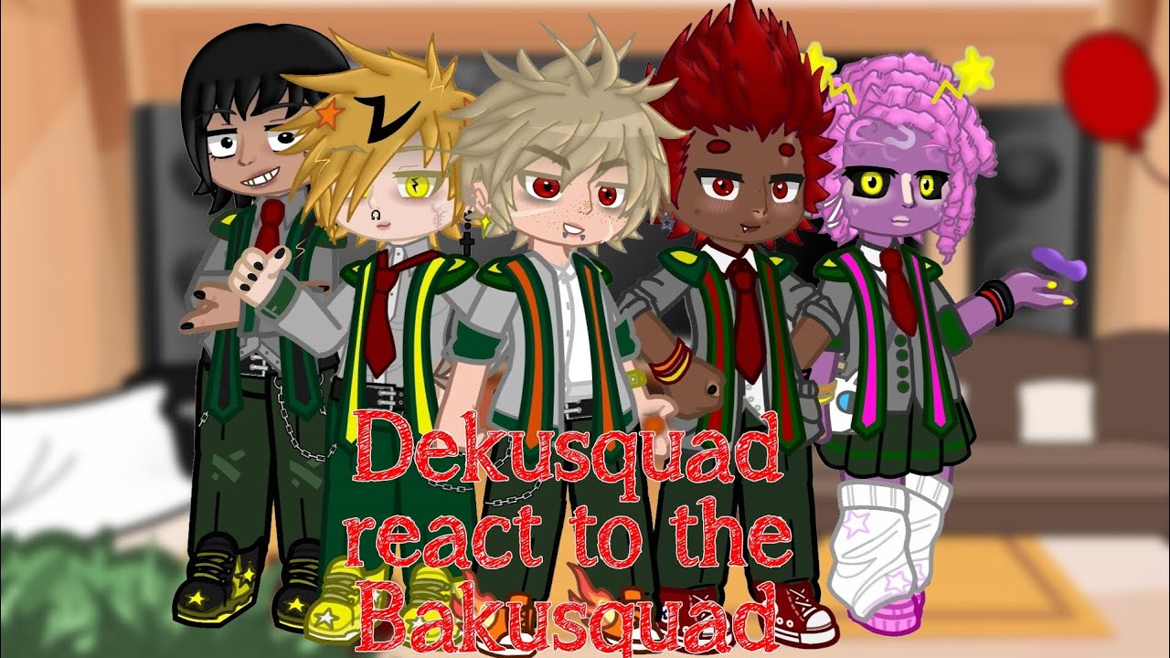 Dekusquad reacts to the Bakusquad || MinaJirou || BakuKami || SeroIida || a little TodoDeku
