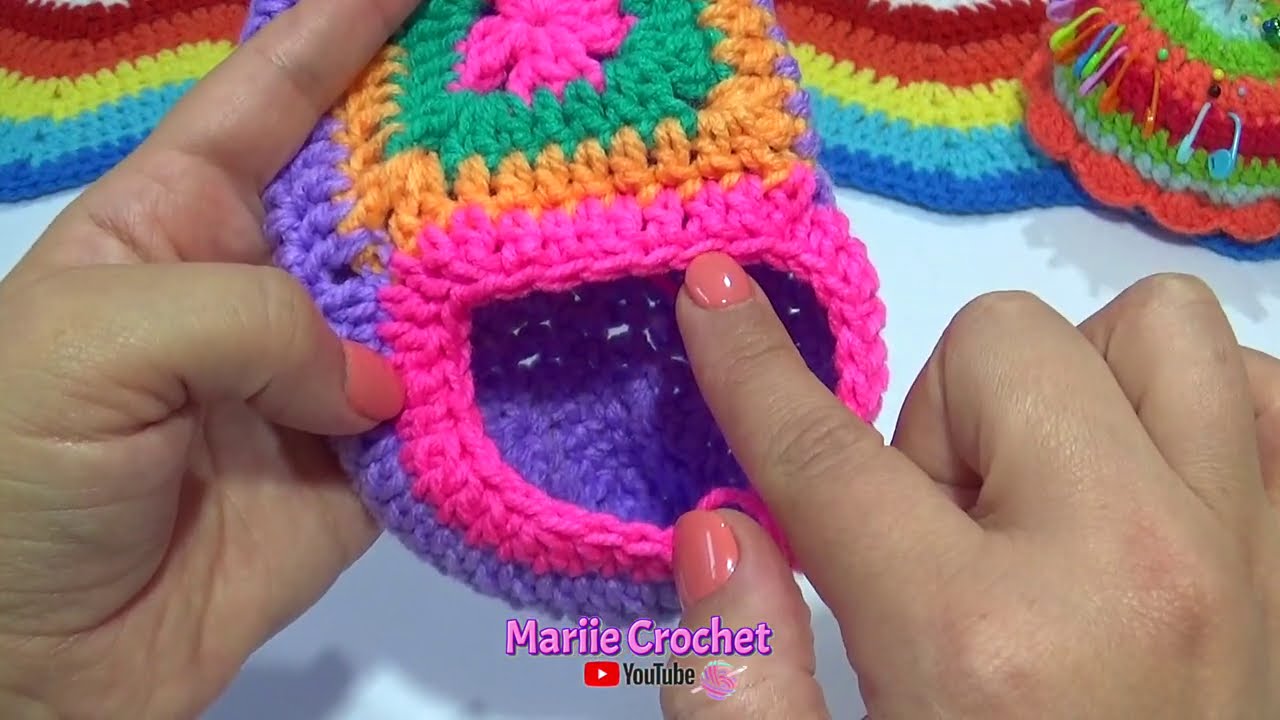 🌹MI TIA ABUELA ME ENSEÑO A TEJER ESTE MODELO DE PANTUFLA!! SON PARA PRINCIPIANTES