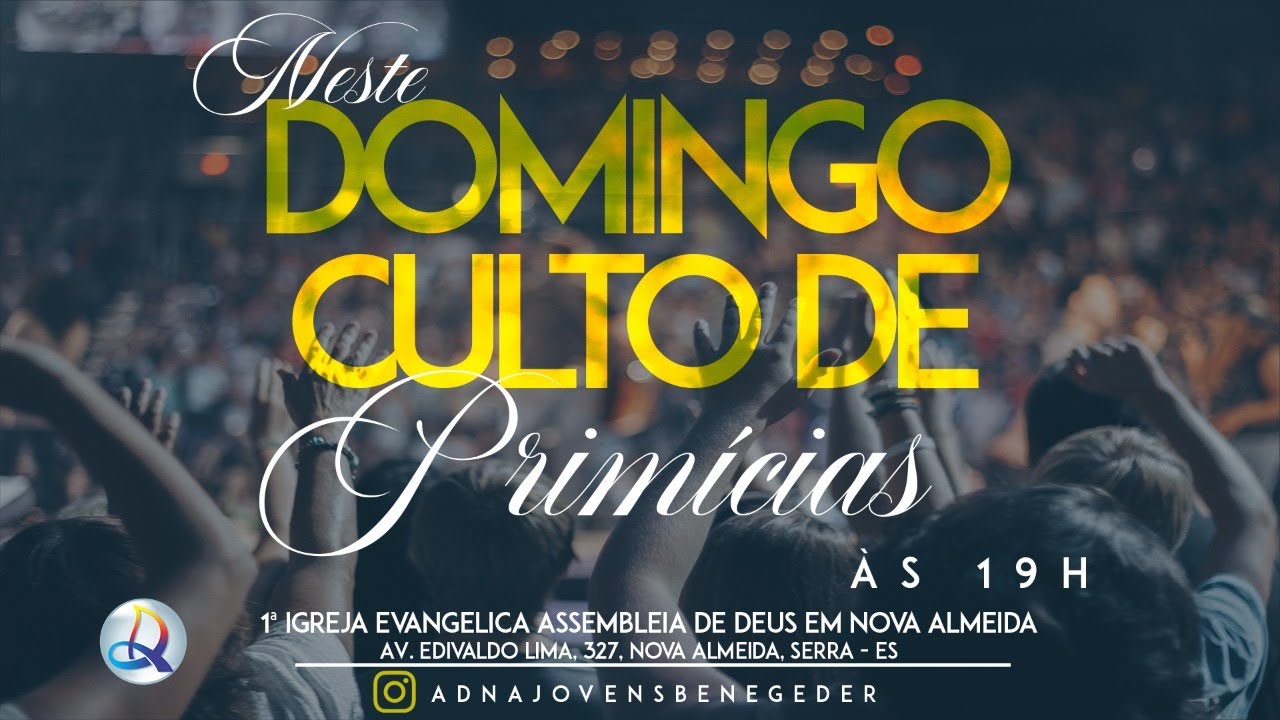 Culto de Primícias - 11/01/2026