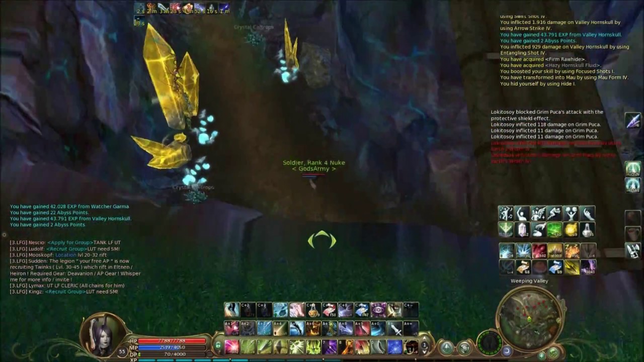 Infinite Aion 2.0 - 55 Ranger pvp video 5