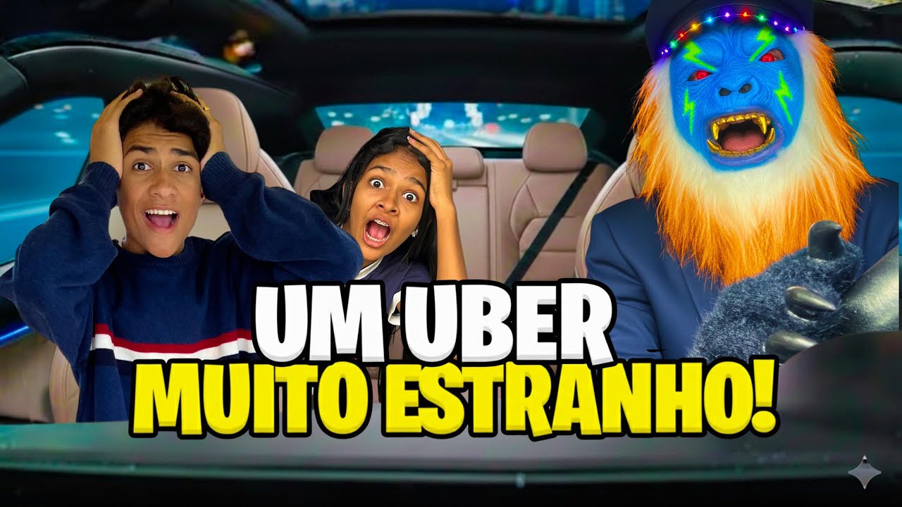 ERA SÓ UM ACAMPAMENTO MAS ALGO DEU ERRADO😬pegamos um Uber muito bizarro😥