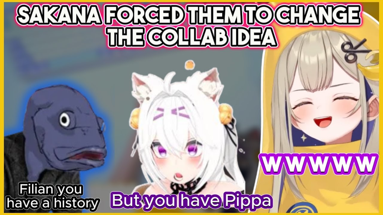 Shiina & Filian Share How Sakana Had to Shut Down Their Original Collab Idea 👀| Amanogawa Shiina
