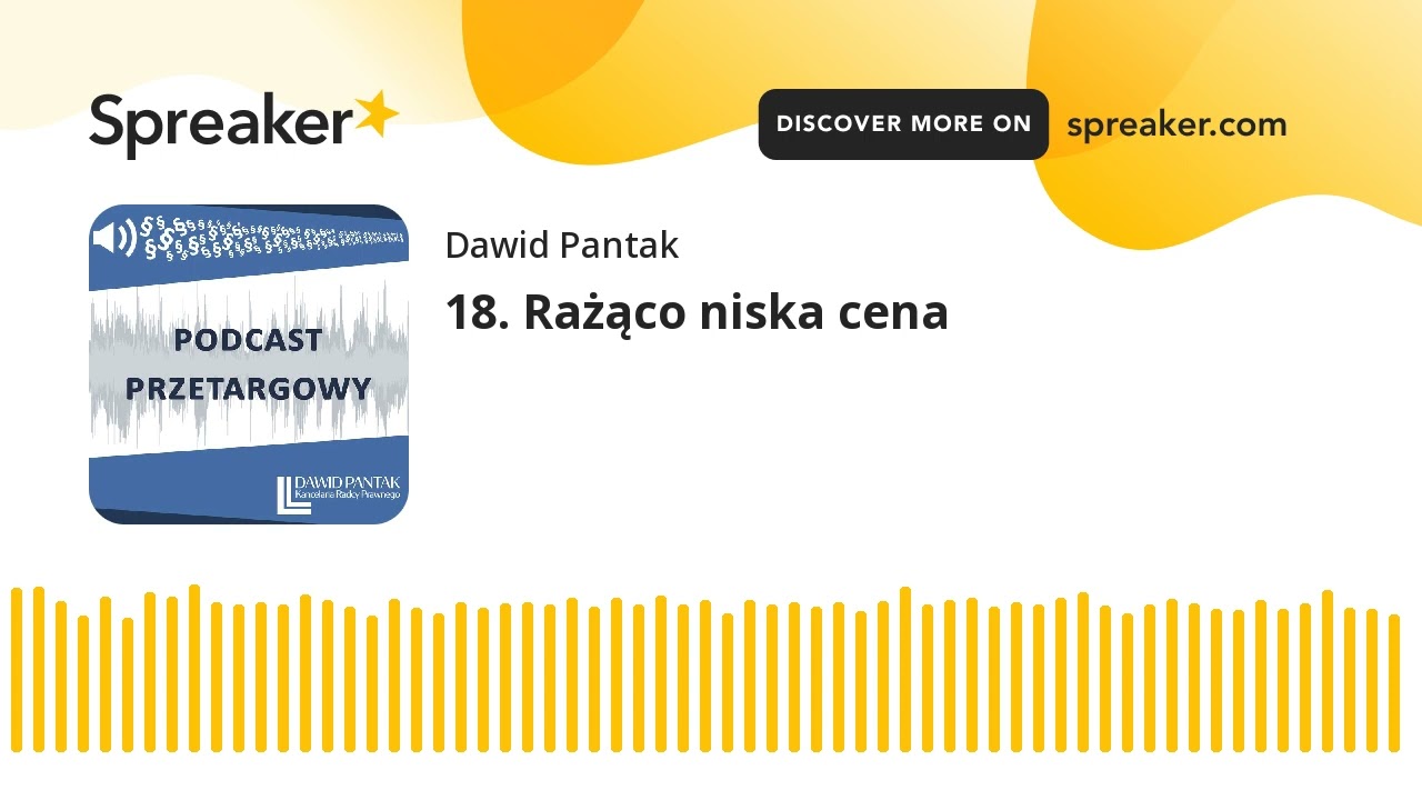 18. Rażąco niska cena
