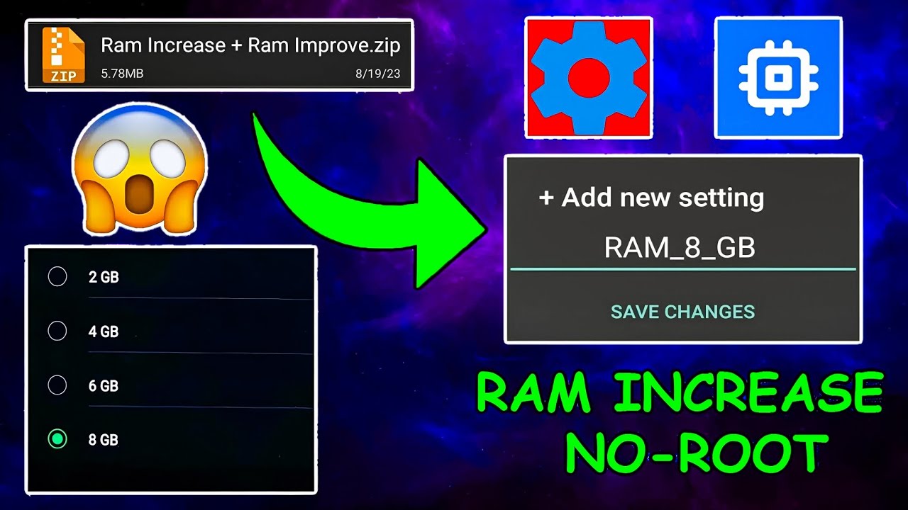 2 NEW! Methods To Increase RAM In Android No-Root Setedit & Swap No Root