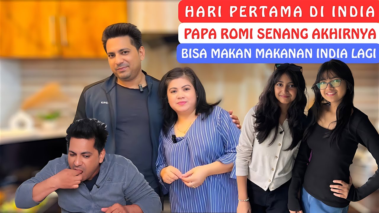 Hari Pertama Di India‼️Papa Romi Senang Akhirnya Bisa Makan Makanan India‼️