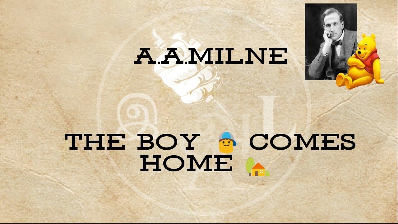 the boy comes home by a a milne in tamil